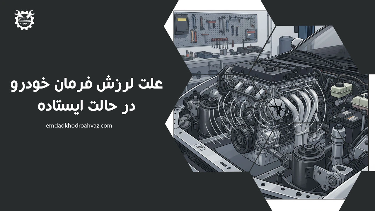 علت لرزش فرمان خودرو در حالت ایستاده
