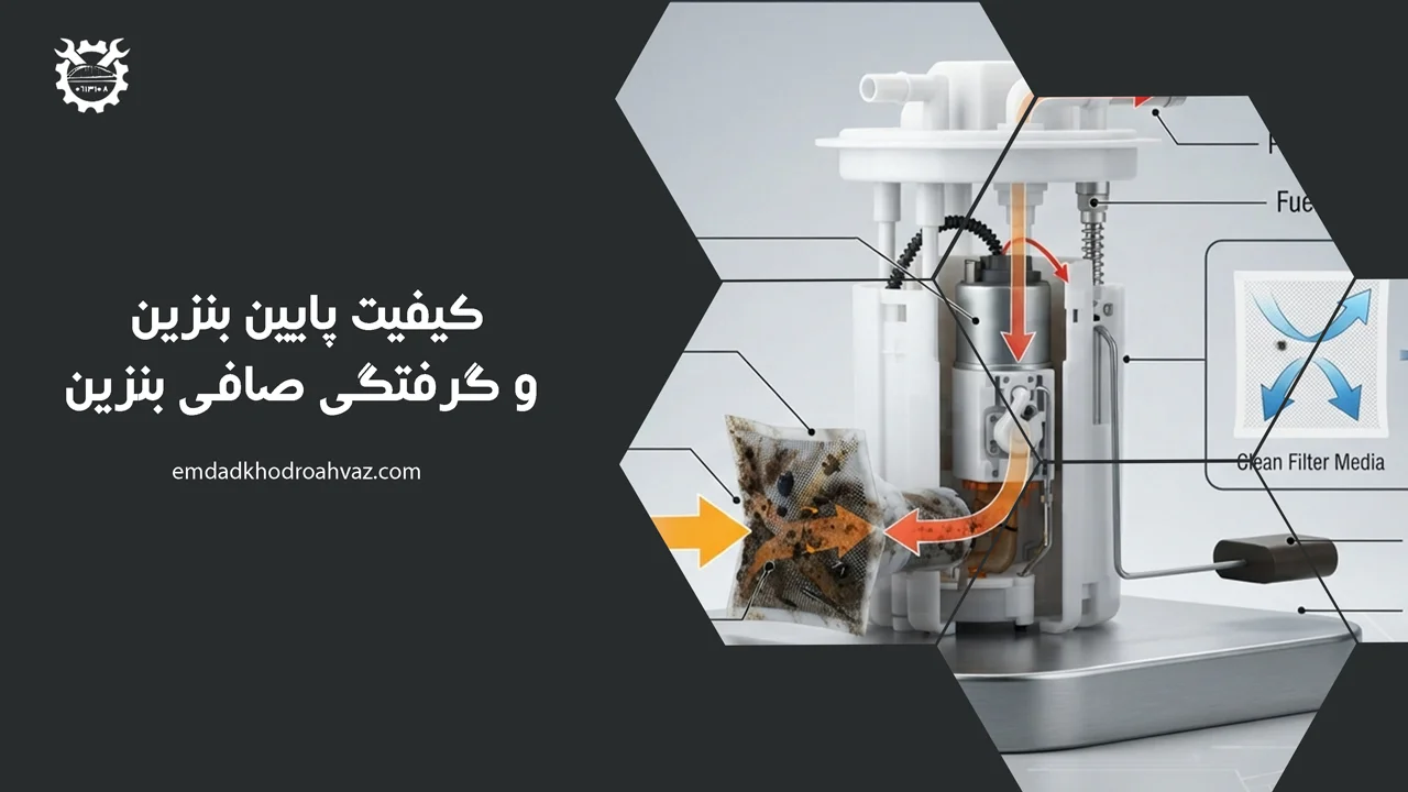 کیفیت پایین بنزین و گرفتگی صافی بنزین